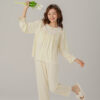 Women's Elegant Cream Lounge Set